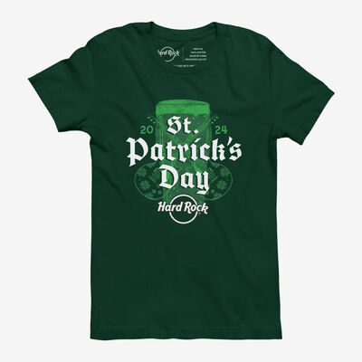 St Patricks Day 2024 Adult Fit Tee in Forest Green