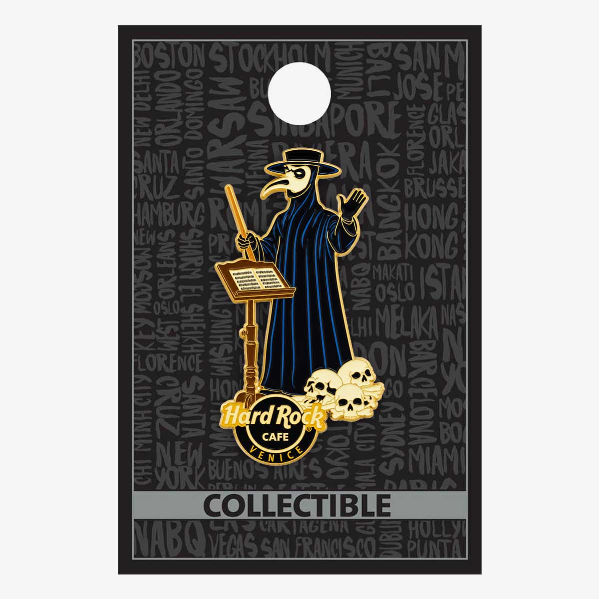Collectible Venice Plague Doctor Pin image number 2