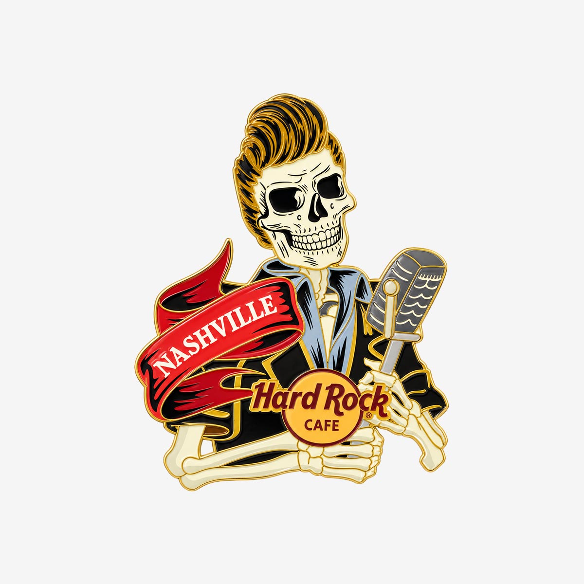 Collectible Nashville Coiffed Crooner Local Pin image number 1