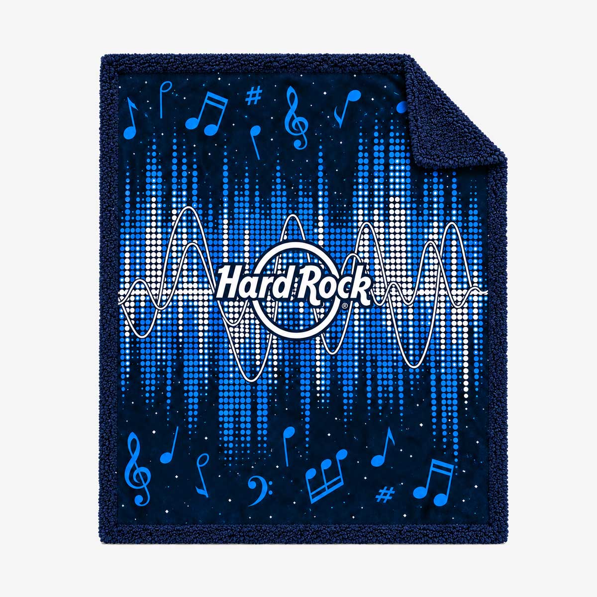 Soundwave Blanket in Navy image number 3